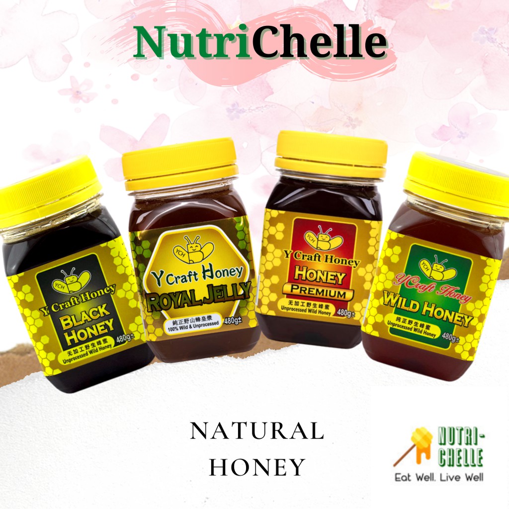 Y Craft Honey & Royal Jelly Assorted Weight (Original Wild Honey