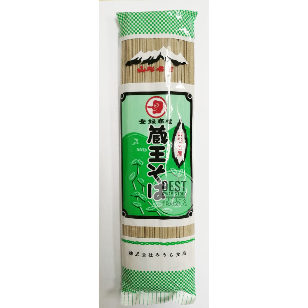 Miura Zao Soba 200g Dried Soba Japan Buckwheat Noodles 蔵王そば Shopee