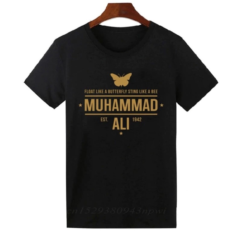 Muhammad Ali T Shirt Float Like A Butterfly Sting Like A Bee 1942 Tee Shirts American Classics Boxer Basic T Shirt Shopee Malaysia