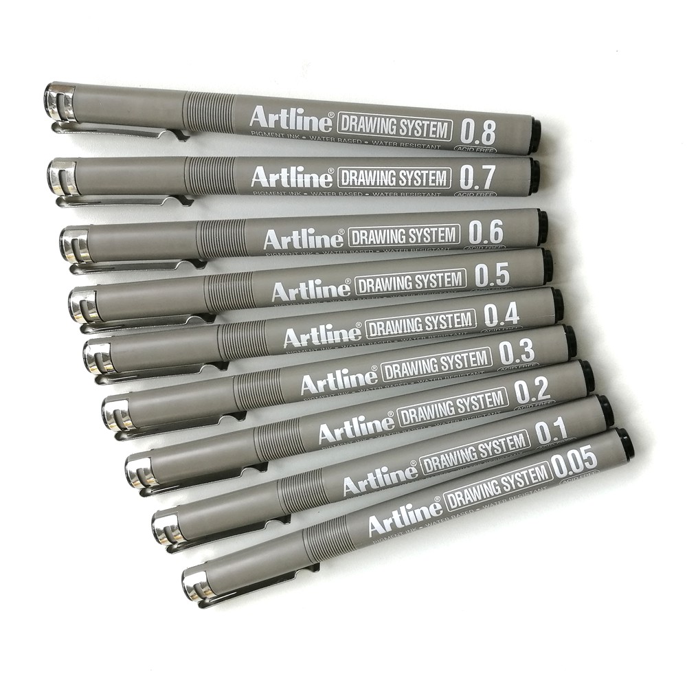 ARTLINE DRAWING SYSTEM PEN (0.05/0.1/0.2/0.3/0.4/0.5/0.6/0.7/0.8MM