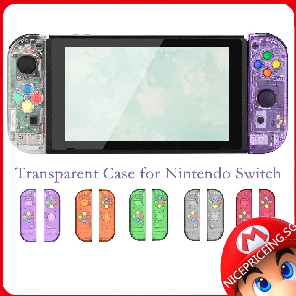 clear joy con case