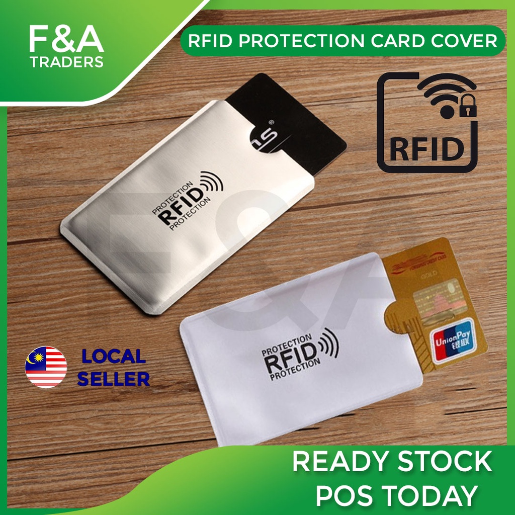 Anti-theft RFID Card Protector/ Safety Credit Card Wallet Bank Card Protector Aluminum Foil Anti-Degaussing Card Cover