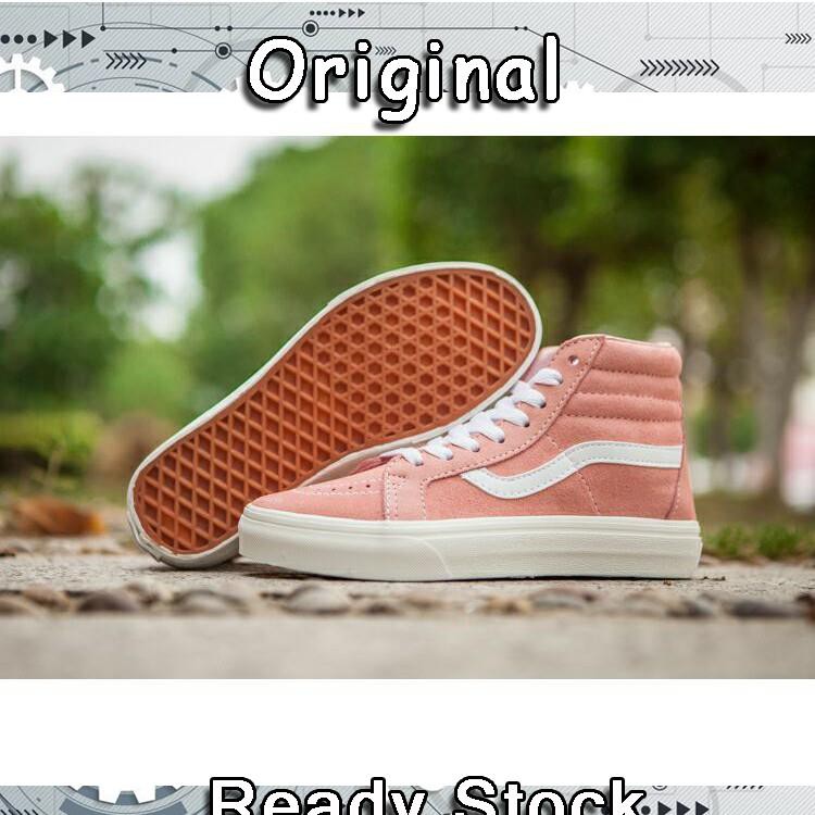 vans high cut pink