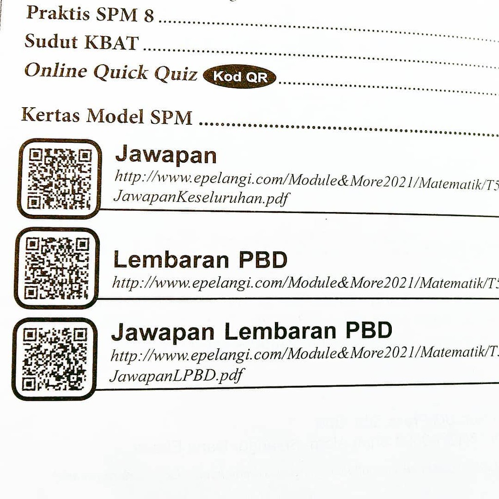 Jawapan Buku Pelangi Matematik Tingkatan 4