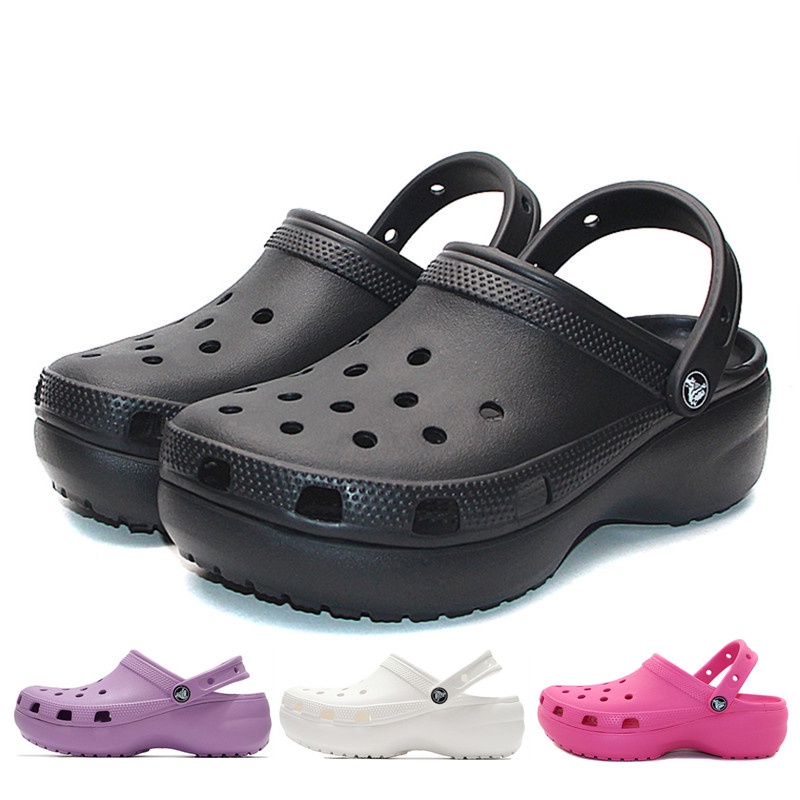 Original Crocs duet sport clog thick bottom cute Women's Shoes Sandals ...