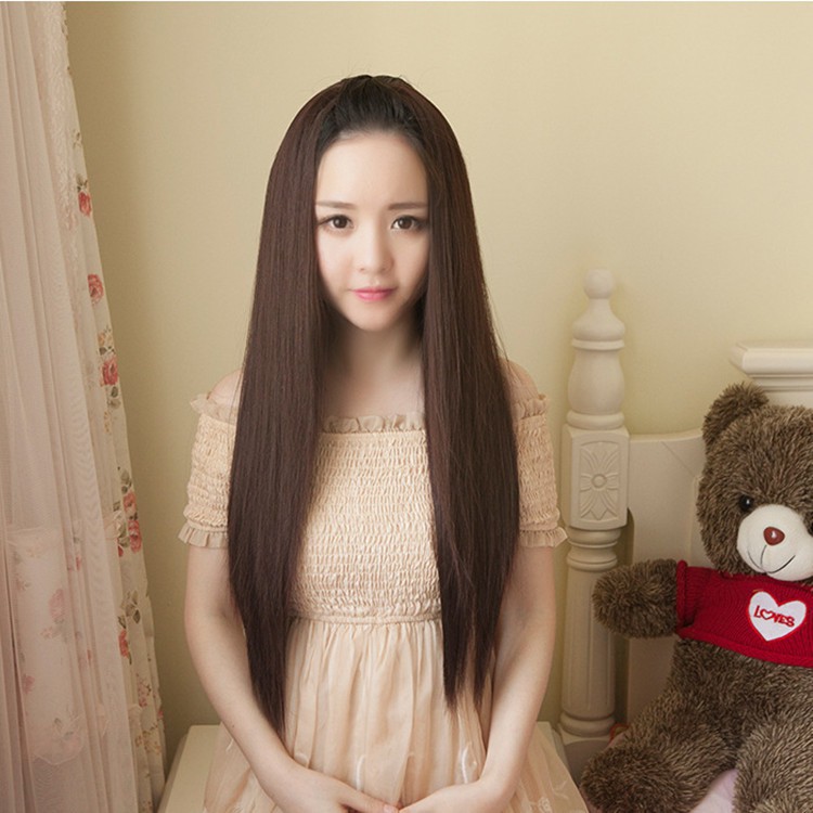 Wig Korean Version Of Long Hair Female Fluffy Temperament Long