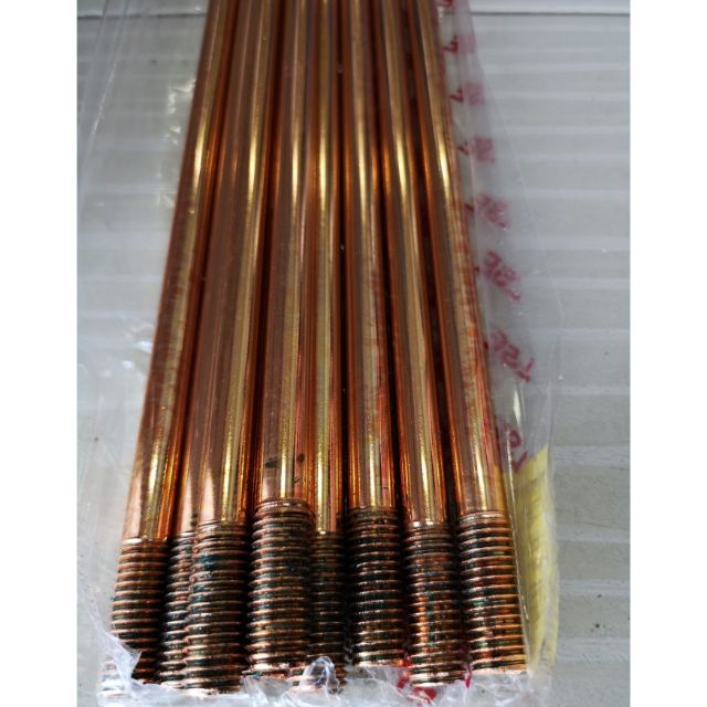 Copper Rod 12mm (Earthing Rod) 1pcs (DO NOT MIXED WITH OTHER ITEM