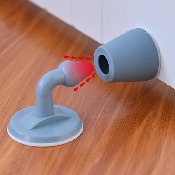 Silica Gel Door Stopper Punch-Free Anti-Collision Silicone Nail-Free Silent Door Stopper Combination Silent Anti-Collision Door Stop