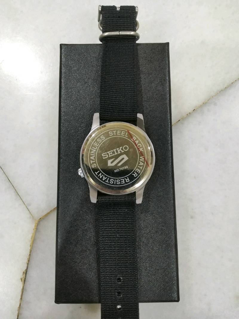 sko 5 Military Nylon Strap Men's watch quartz double calendar | Shopee  Malaysia