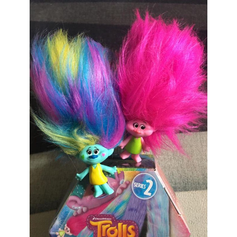 Hasbro Trolls Hair Huggers 1 Figures (random Colour) 