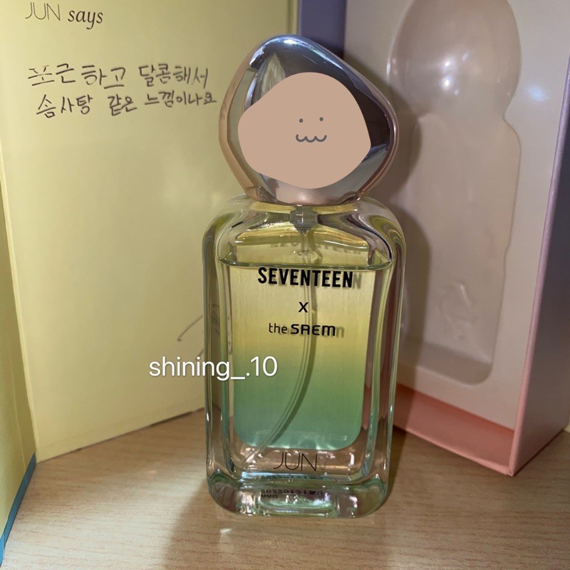 Seventeen The Saem Jun Perfume Ode To You Pink Pouch Shopee Malaysia