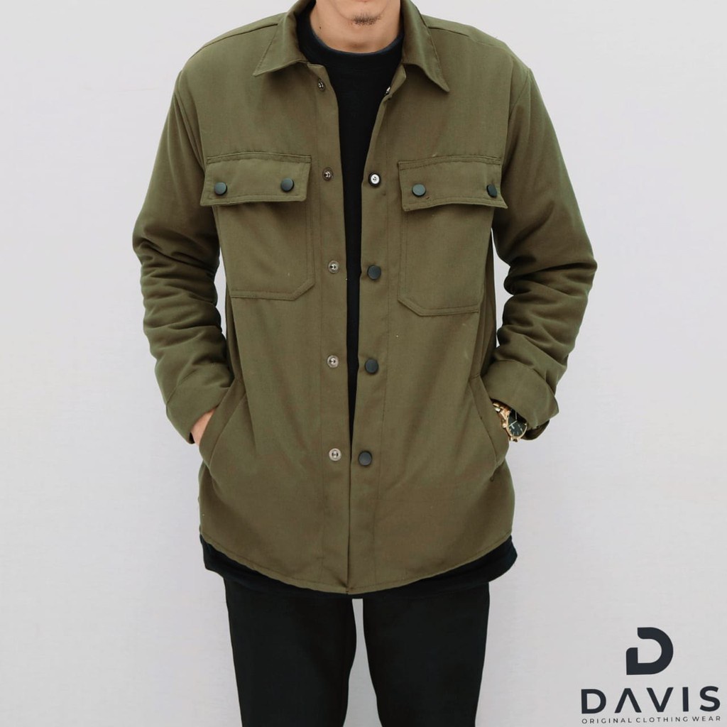 Local StockArmy Green Men's Semiparka Jacket / Semi Parka - Semi Parka Army Green - Field Jacket  Jaket semiparka pr