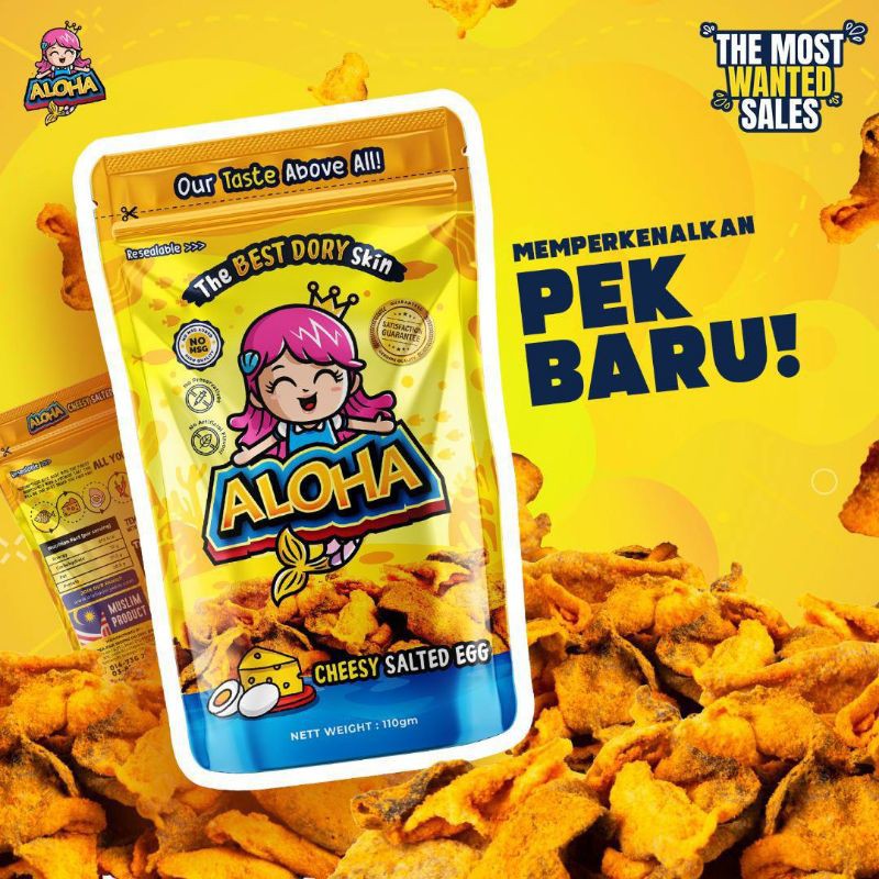 Promosi Rm21 90 Free Shipping Aloha Dory Skin Salted Egg Kudapan Viral 2021 Shopee Malaysia
