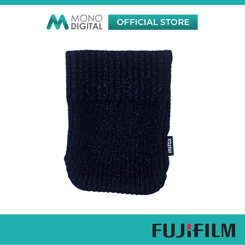 Fujifilm Instax Mini Knit Sock Case for Fujifilm Liplay Camera Mini Link Camera - Dark Denim/Blush Gold/Ash White/Elegant Black