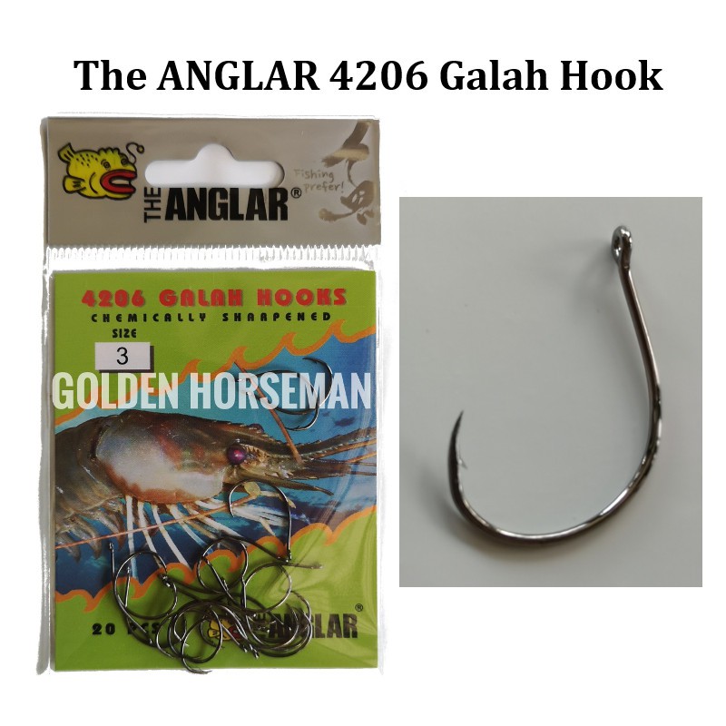 The Anglar 4205 4206 Galah Hook Mata Kail Udang Shopee Malaysia