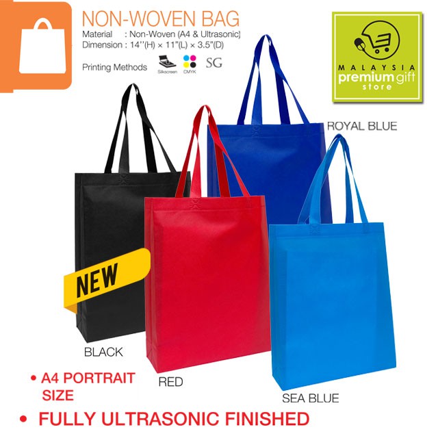 Portable Non-Woven Eco Friendly Bag A4 Portrait (NW21)