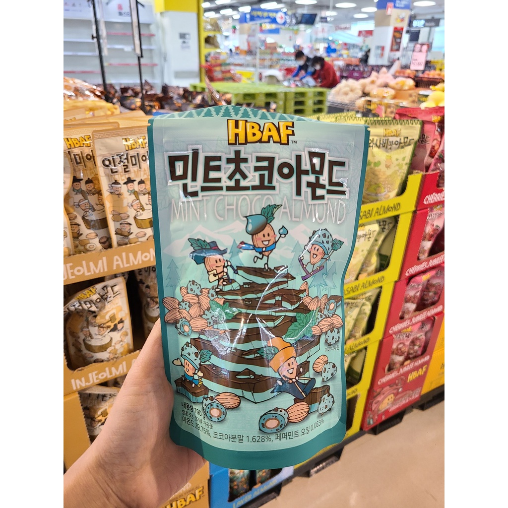 HBAF ALMOND CHOCO MINT FLAVOR 190G