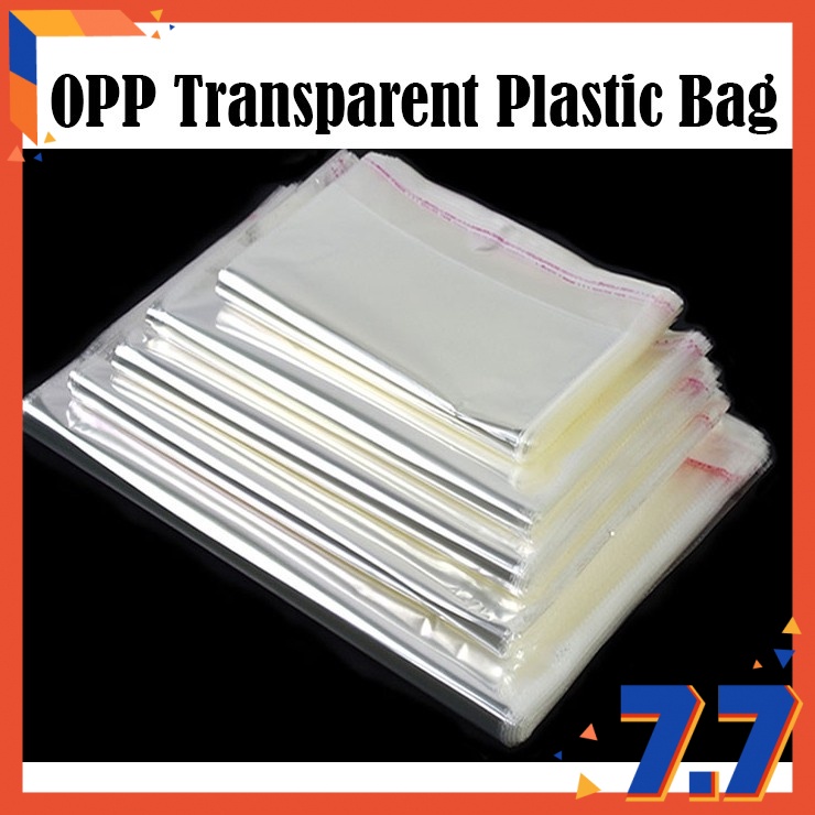 OPP Self Adhesive OPP Transparent Sticker Plastic Bag (Thicker ...