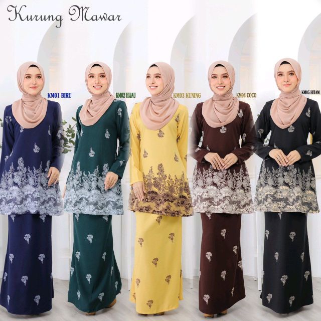 Baju Kurung Riau Mawar