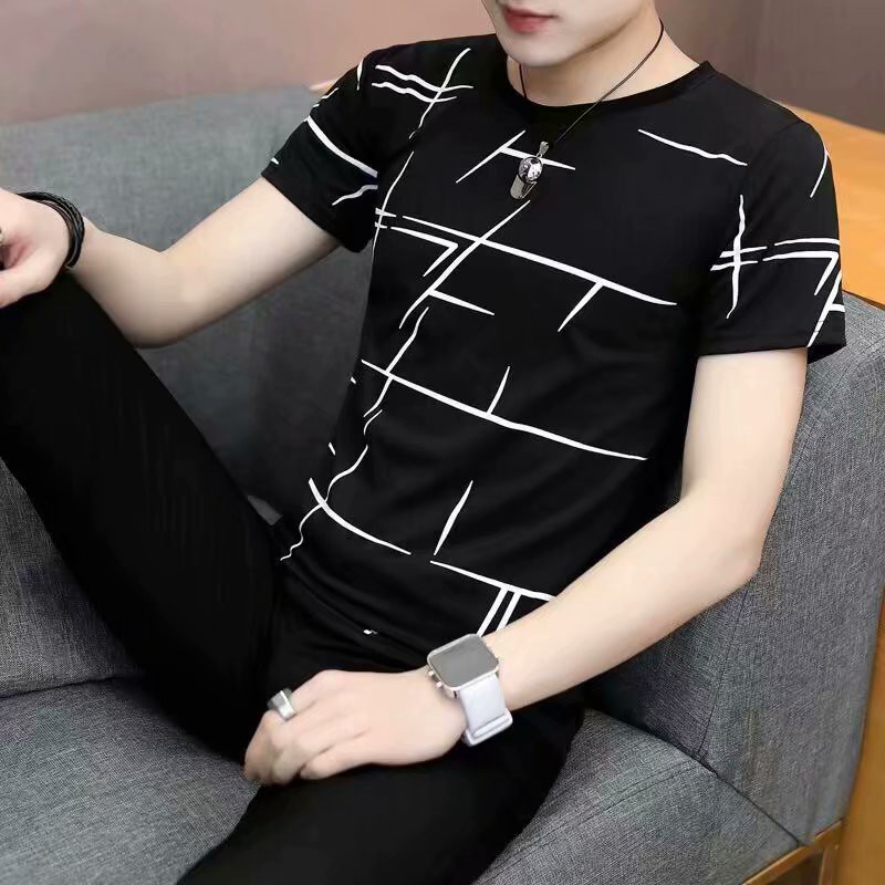 Lengan Pendek Lelaki tshirt lelaki Fashion Short Sleeves Men's T-shirt Casual Shirt Ready Stock