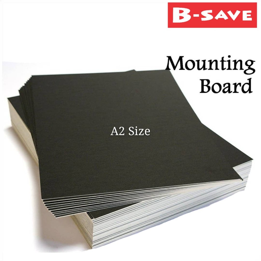 Mounting Board A2 800gsm black 1pc Shopee Malaysia