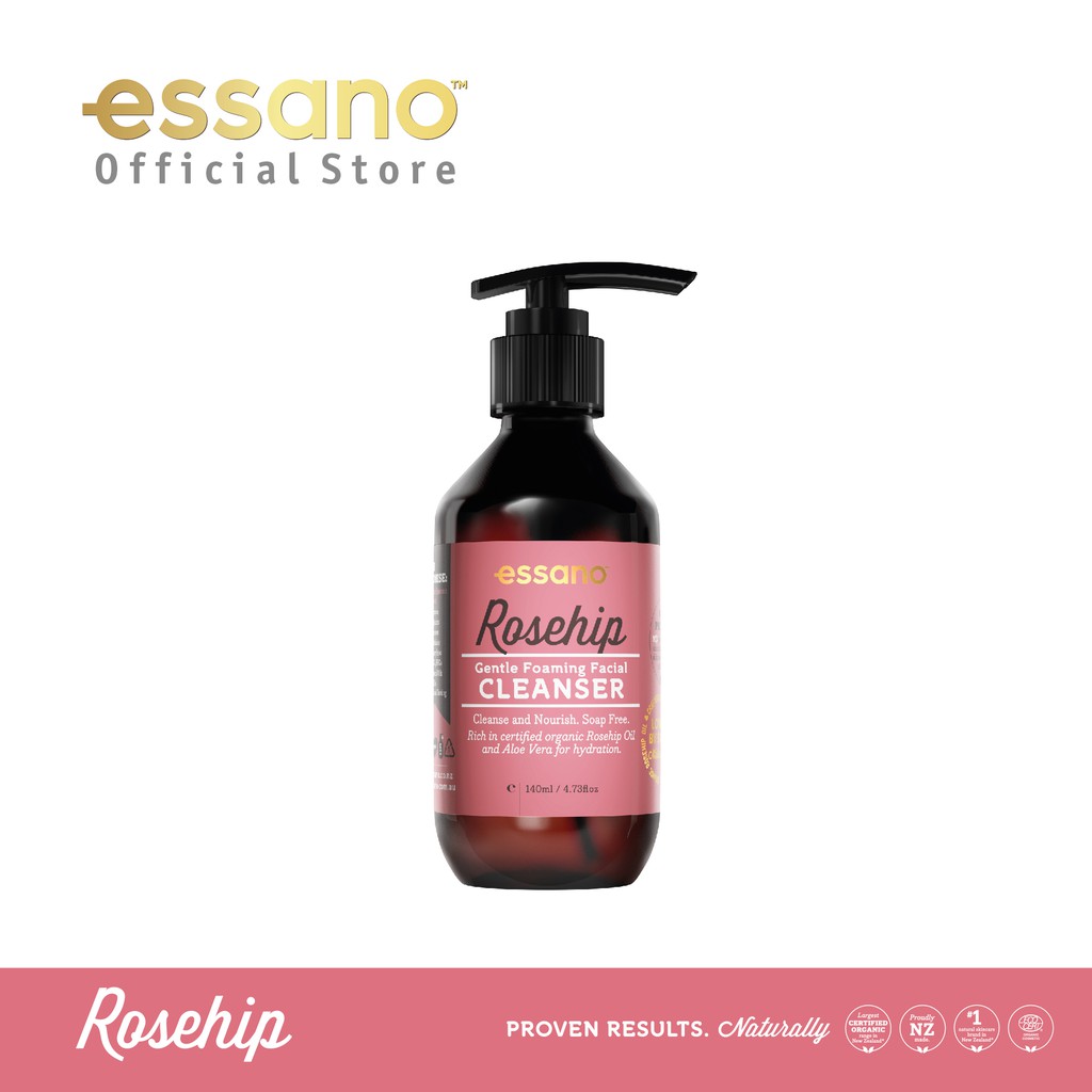 Essano Rosehip Gentle Foaming Facial Cleanser (140ml)