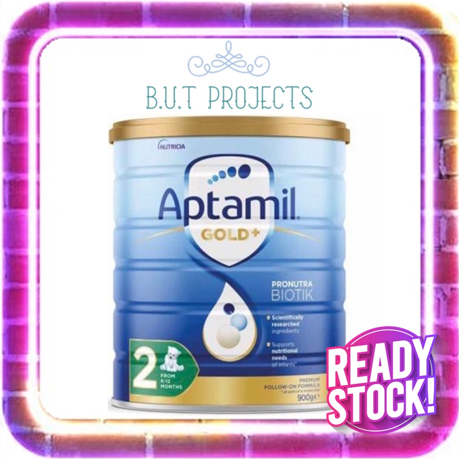 [100% IMPORT Date: 11/2023] Australia Import Aptamil Gold+ Formula Step 2 ( 6-12 months ) 900g
