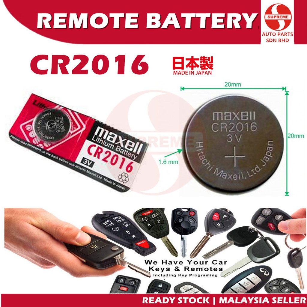 Alarm Remote Control Calculator Auto Gate Home Car Lithium Battery