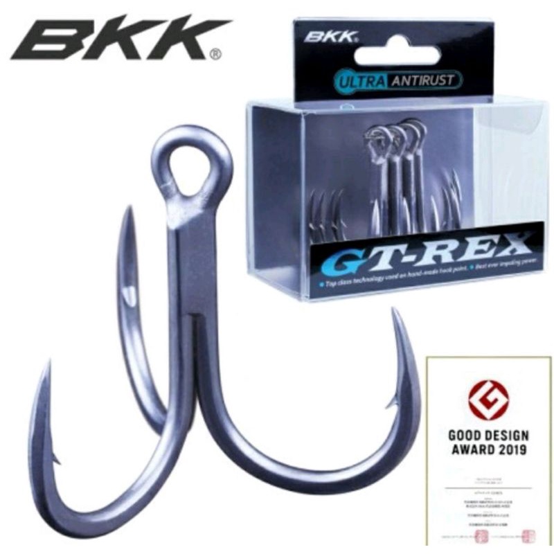 BKK GT-REX 6071-7X-HG TRIBBLE HOOK 5/0 6/0 7/0 Shopee Malaysia