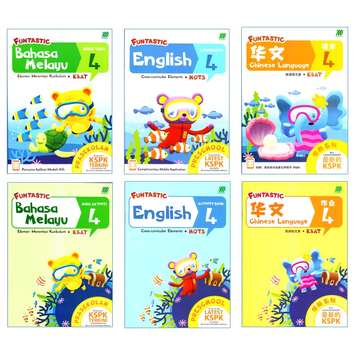 Preschool FUNTASTIC - Text & Activity Book 4 (Bahasa ...