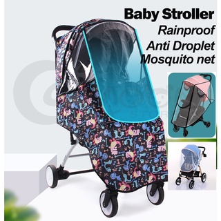 Saftybay Universal Windproof Waterproof Rainproof Warm Baby Stroller Protection Cover Grey 