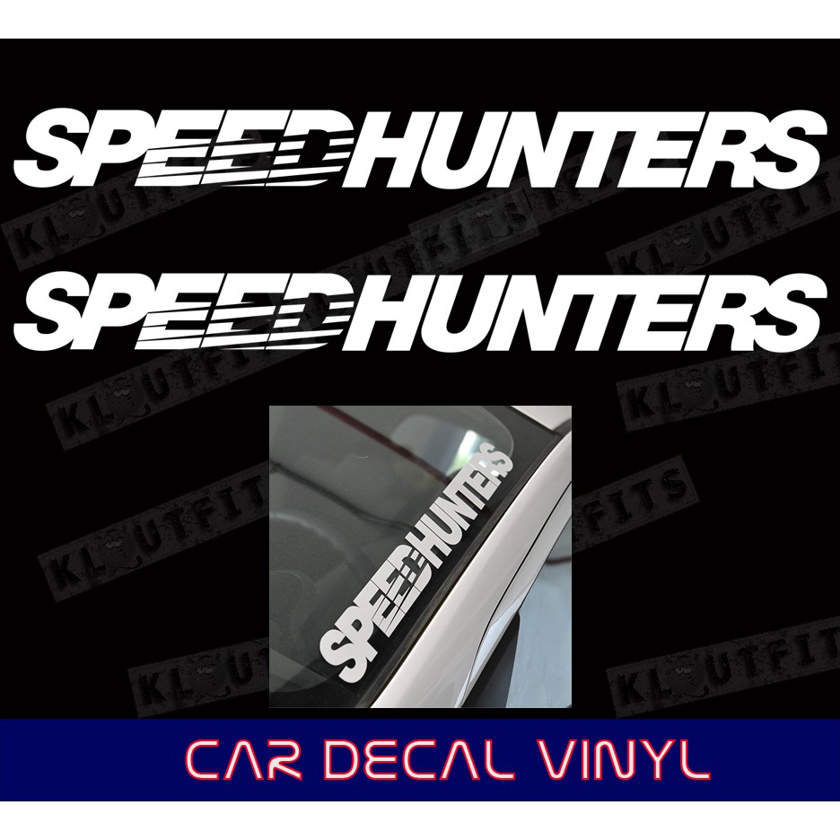Speedhunters Stickers Jdm Racing Stance Car Windshield Bumper Door Myvi