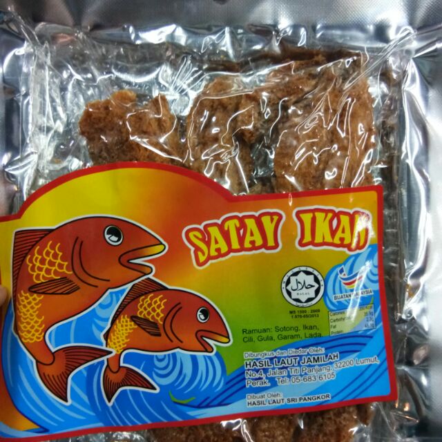 Makanan Laut Kering Satay Ikan Shopee Malaysia