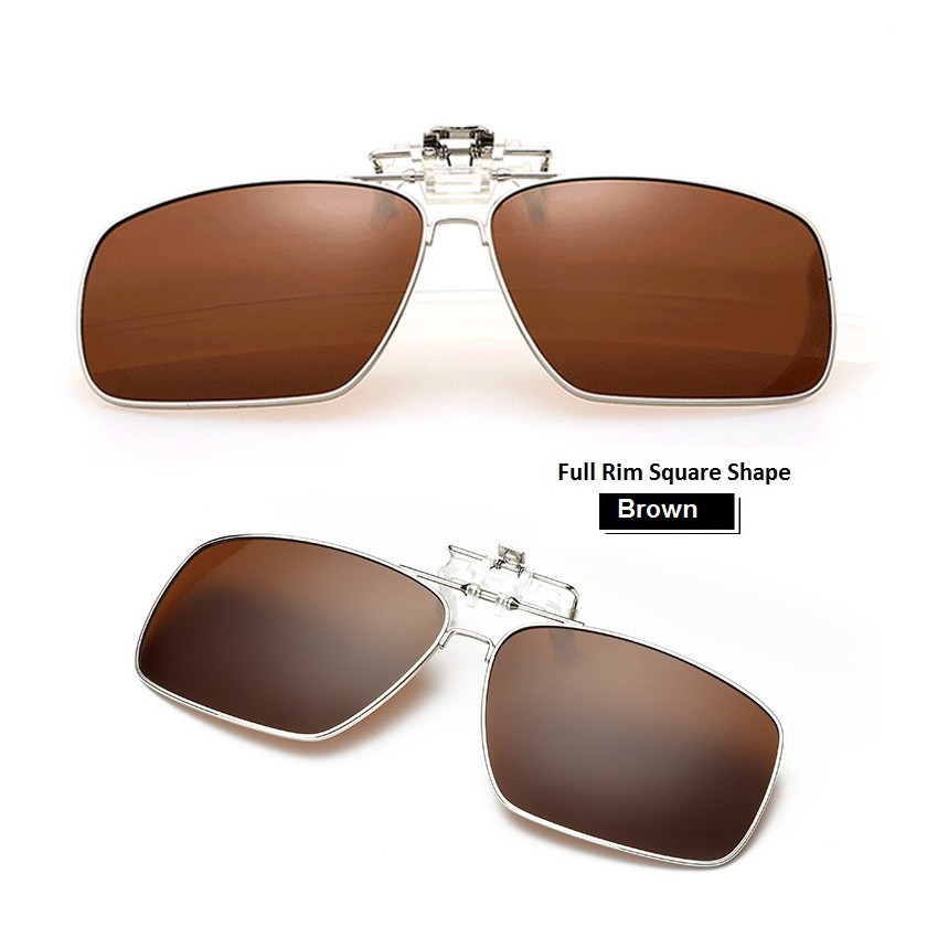 Details about    New Polarized Sunglasses Clipon Flip up Eyewear Eyeglasses Oculos Shade UV400 