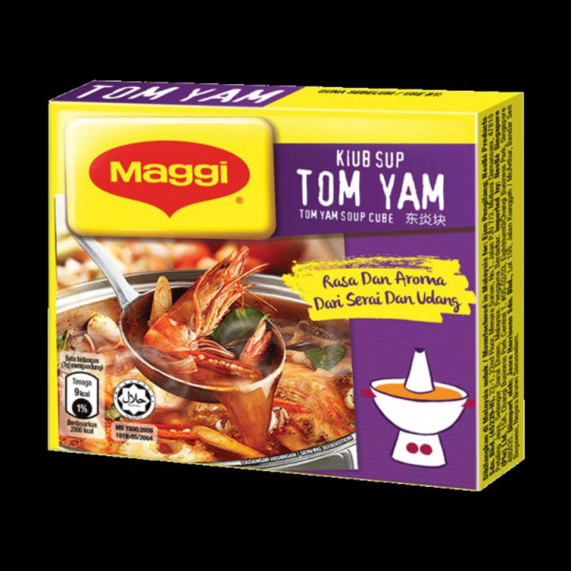 Maggi Tomyam Stock Cube 东炎块 60g Shopee Malaysia