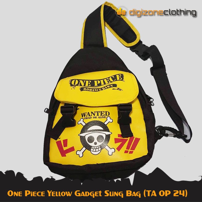 One Piece Straw Hat Luffy Yellow Gadget Ta Op 24 Anime Sling Bag Shopee Malaysia