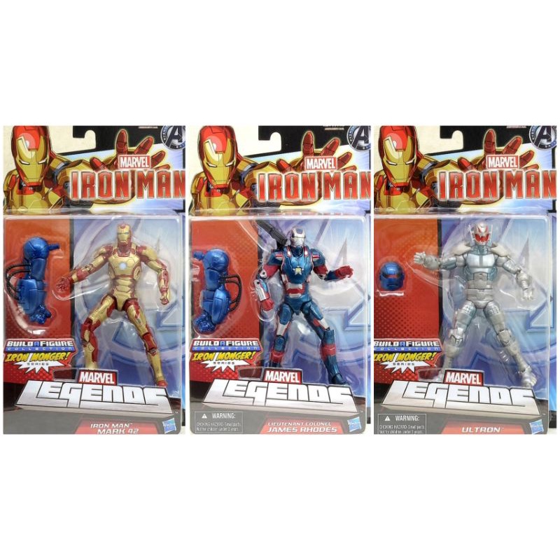 Hasbro Marvel Legends Iron Man Mark 42 Iron Patriot Ultron Set Of 3 Shopee Malaysia