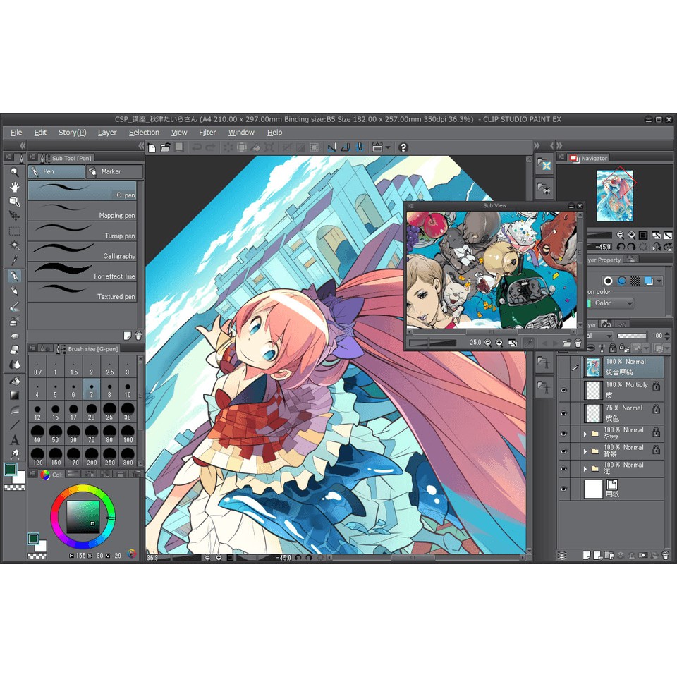 Latest Version Clip Studio Paint Ex V1 10 6 X64 Materials Ultimate Brushes Shopee Malaysia