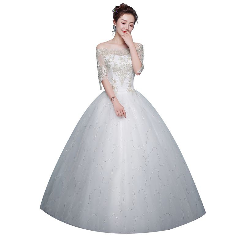 Wedding Dress Bride Qi Wedding Dress Slim Wedding Dress Chinese