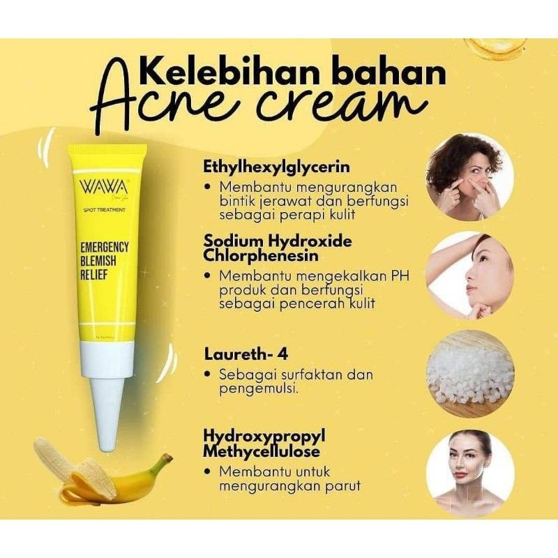 Buy Wawa Banana Rescue Kit Wawa Derma Skin Banana Serum Acne Cream Original Hq Seetracker Malaysia
