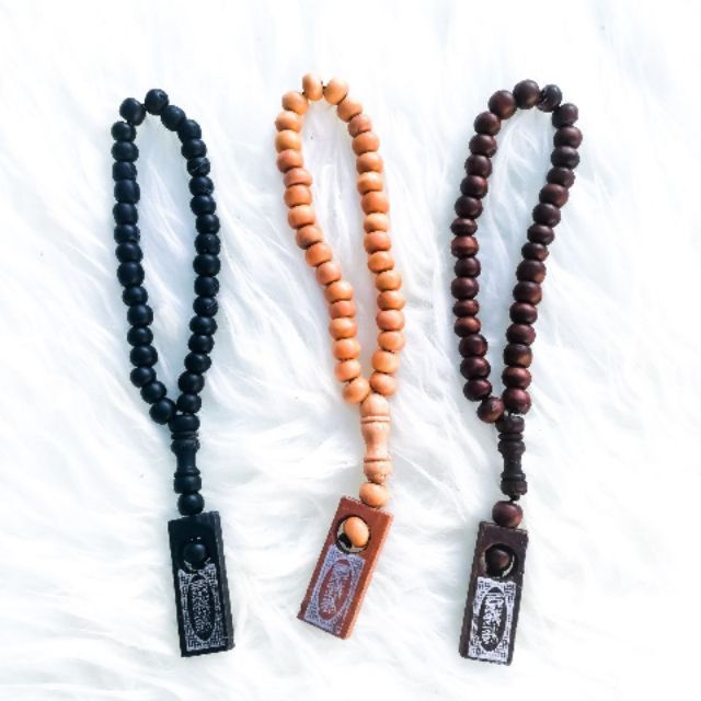  Tasbih Kayu  33 Bijii 10 pcs Shopee Malaysia