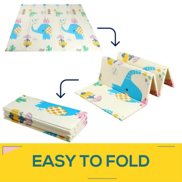 Foldable Baby PlayMat (size150cm x 180cm) Shopee Malaysia
