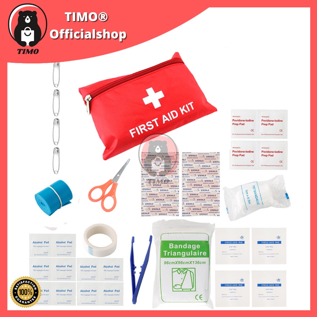 [READY STOCK] 12pcs First Aid Kit Emergency Car Motorbike Home Office Use