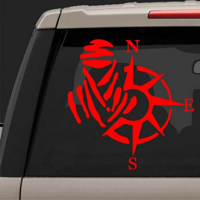 Cutting Sticker Car Motorcycle Logo Dakar Rally Icon Pajero Sticker Car