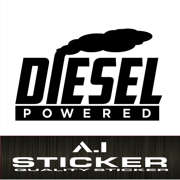 Diesel Power Sticker kereta Window Bumper Sticker Car Truck Loud Smoke ...