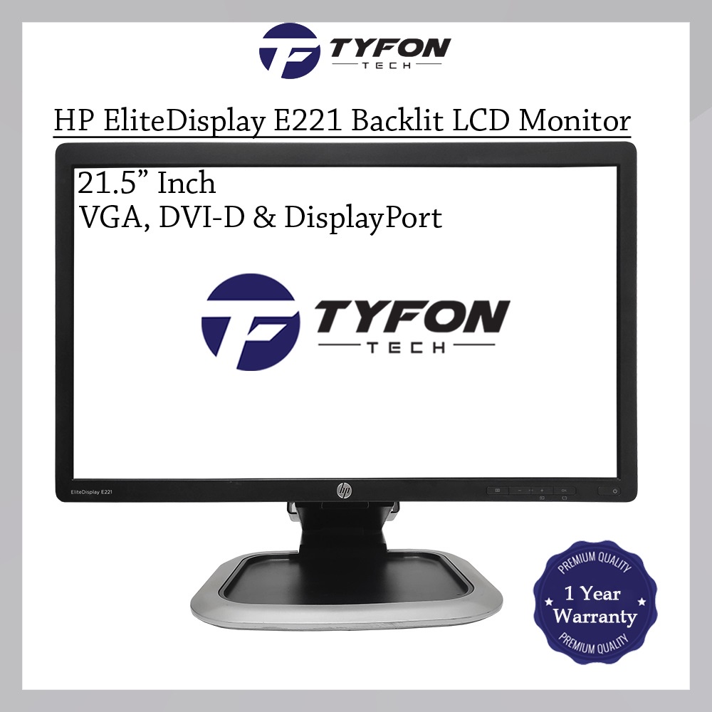 HP EliteDisplay 21.5" Inch Widescreen LED Backlit LCD Monitor E221