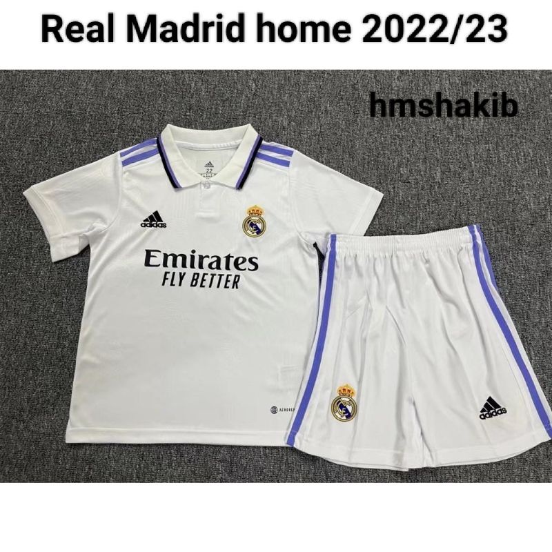PROMOSE NEW STOCK - Real Madrid 2022/23 home kids children jersey ...