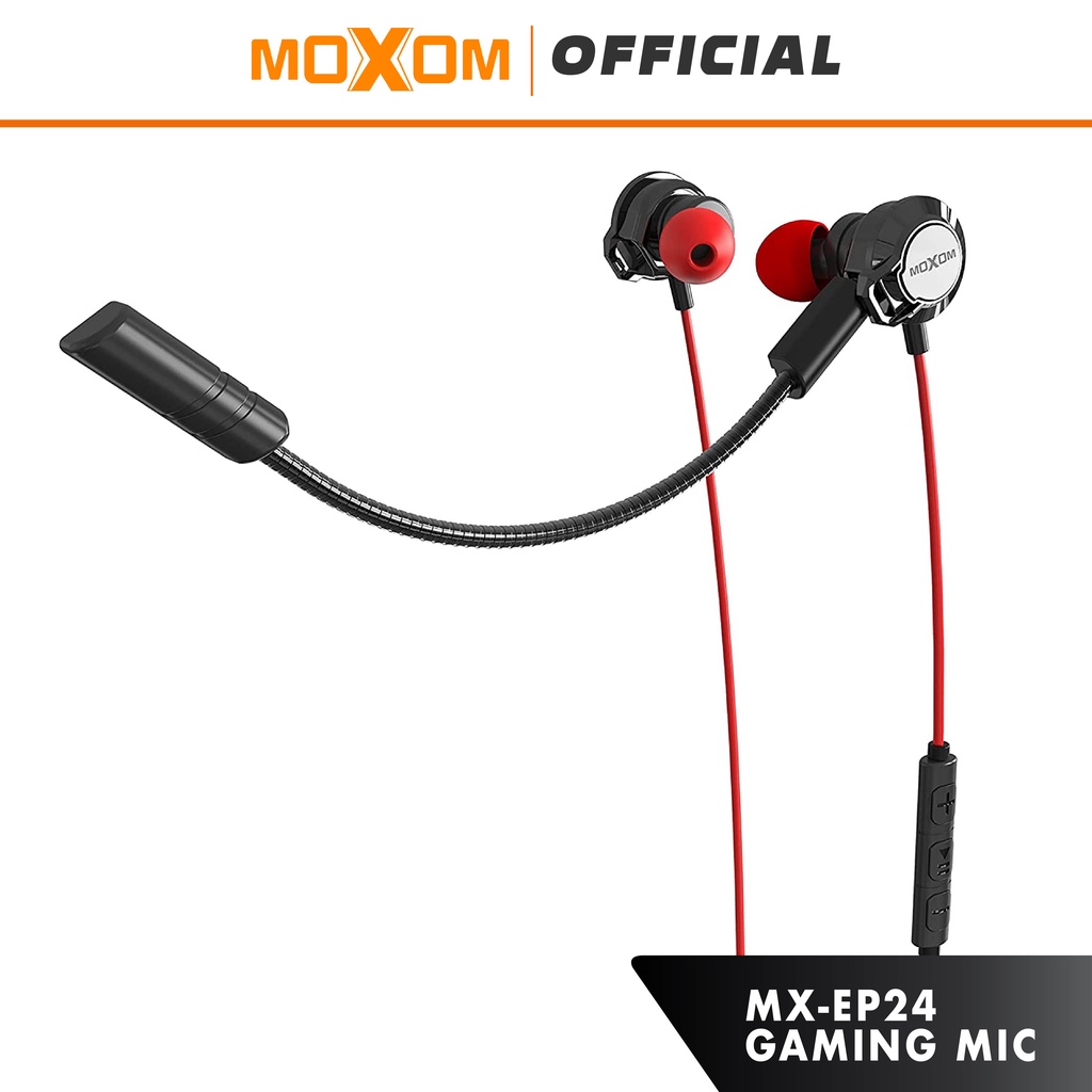 Moxom MX-EP24 3D Gaming Detachable Microphone Earphone for Nintendo Switch and PUBG Gaming Earphone