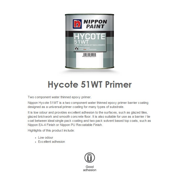  NIPPON  HYCOTE 51WT  PRIMER SEALER 1L Shopee Malaysia