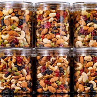 Mix Nuts Ready to Eat Premium Quality 1kg / HEALTHY MIXED NUTS WITH PERIMUM FRUIT